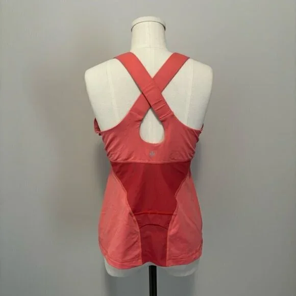 Lululemon Swift Tank Top Peach Pink Size 10 - Picture 11 of 15